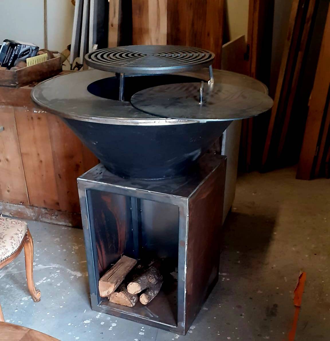 Brazerro en acier moderne