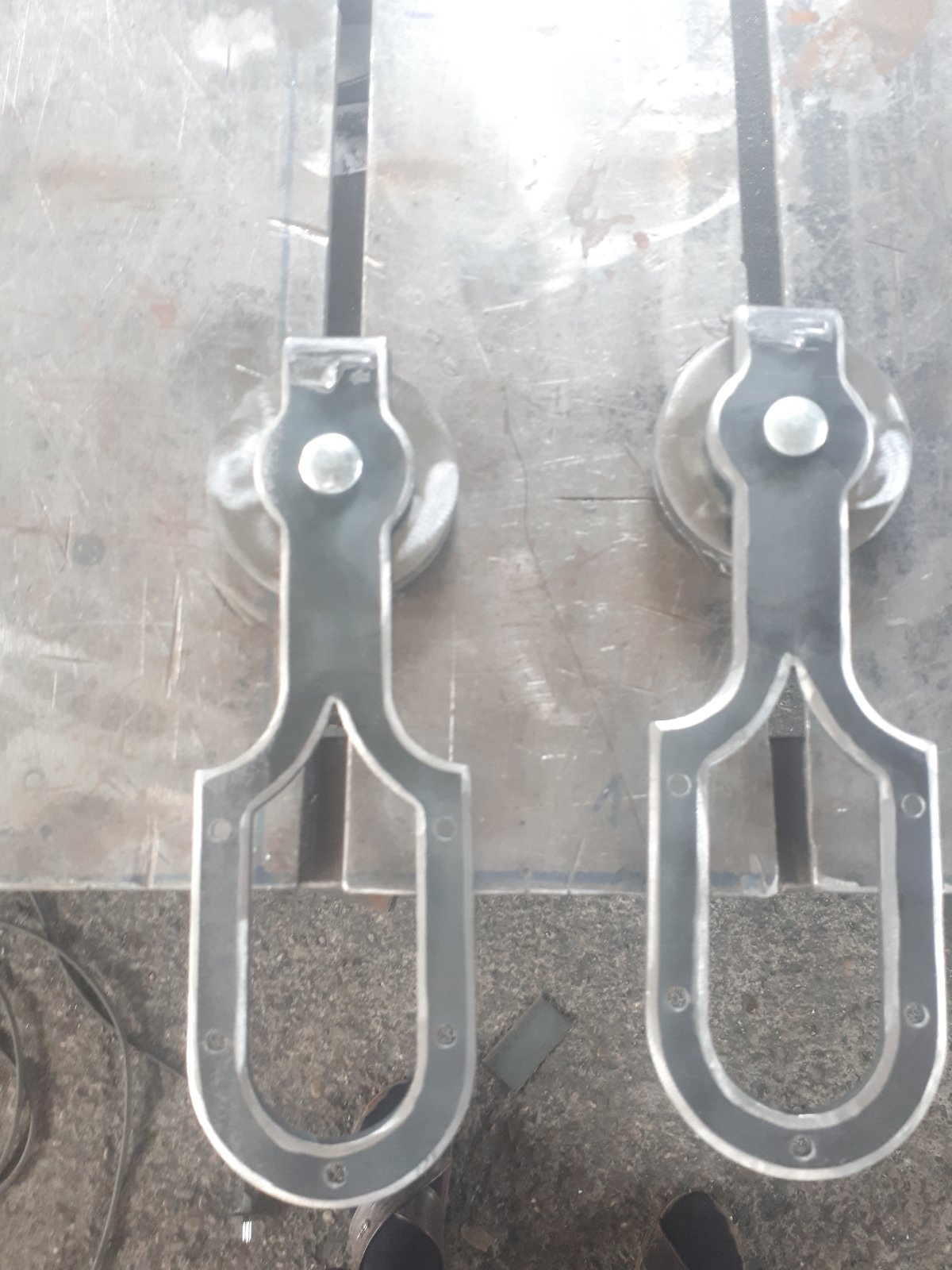 Pièce en fer forgé