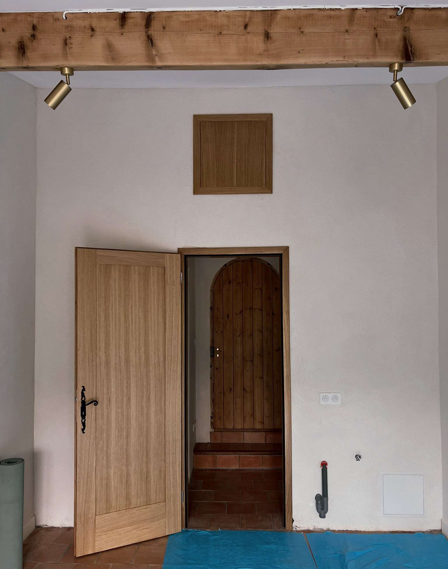 Porte intérieure en bois